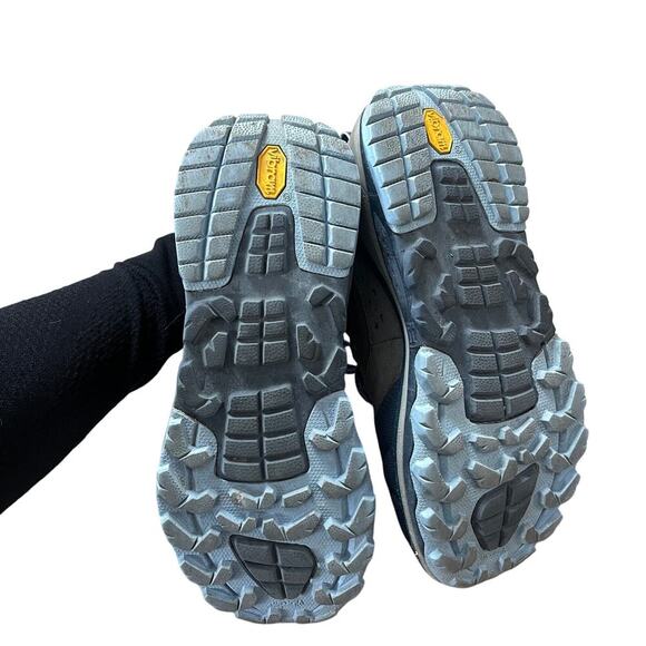 Hoka Women's Tor Summit Hiking Shoes Low Size 7.5 Steel Grey/Hydrangea - Picture 8 of 10